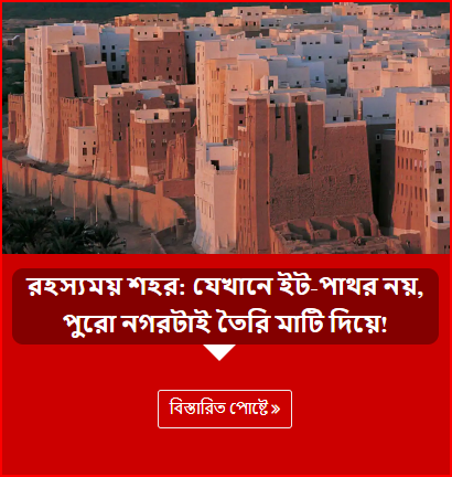 রহস্যময় শহর: যেখানে ইট-পাথর নয়, পুরো নগরটাই তৈরি মাটি দিয়ে!