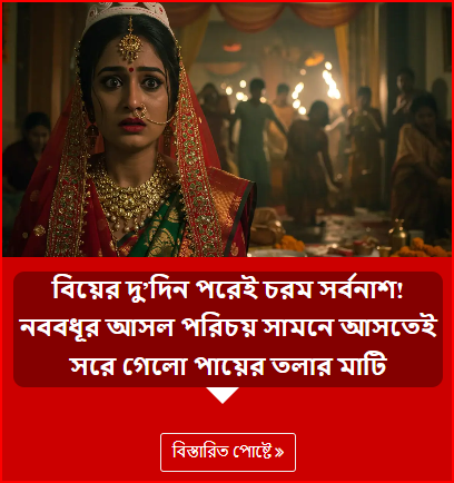 বিয়ের দু’দিন পরেই চরম সর্বনাশ! নববধূর আসল পরিচয় সামনে আসতেই সরে গেলো পায়ের তলার মাটি
