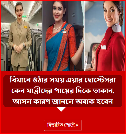 বিমানে ওঠার সময় এয়ার হোস্টেসরা কেন যাত্রীদের পায়ের দিকে তাকান, আসল কারণ জানলে অবাক হবেন