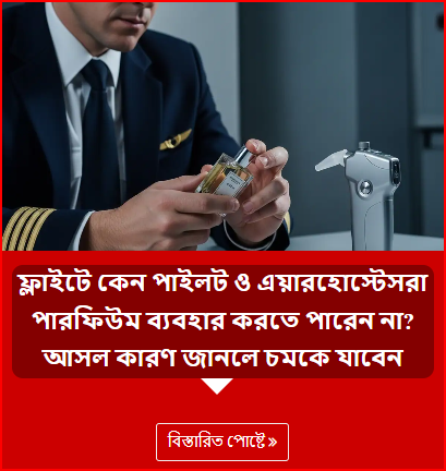 ফ্লাইটে কেন পাইলট ও এয়ারহোস্টেসরা পারফিউম ব্যবহার করতে পারেন না? আসল কারণ জানলে চমকে যাবেন