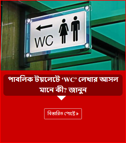 পাবলিক টয়লেটে ‘WC’ লেখার আসল মানে কী? জানুন